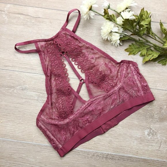 **NEW** 2/$30 Victoria's Secret Very Sexy High Neck Cutout Bralette - Picture 1 of 7